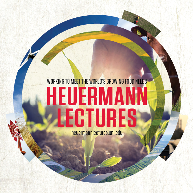 Heuermann Lecture marketing material with logo.